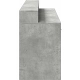  Radni stol s LED svjetlima sivi 160x55x91 cm konstruirano drvo | shoptok.hr