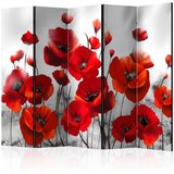  Paravan u 5 dijelova - Poppies in the Moonlight II [Room Dividers] 225x172 Cijene