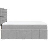  Krevet box spring s madracem svjetlosiva 160x200 cm tkanina | shoptok.hr