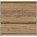  Komoda boja hrasta artisan 80x35x76 cm konstruirano drvo | Eponuda.com