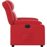 vidaXL Električni naslanjač rdeče umetno usnje | Shoptok.si