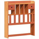  Knjižna postelja brez vzmetnice vošč. rjava 75x190 cm borovina, (21653678) | Shoptok.si