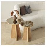 Hanah home Club set stolova Luna 2, 2 dijela, bronzana boja Cijene
