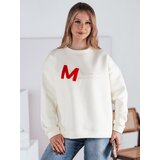 DStreet Bluza damska one size oversize AVENUE ecru | shoptok.hr