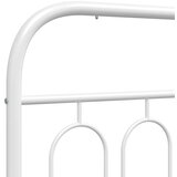  Metalno zamjensko uzglavlje bijelo 107 cm | shoptok.hr