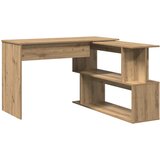  Kutni stol obrtnički hrast 200,5x50x76 cm konstruirano drvo | shoptok.hr