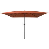  Vrtni suncobran Terakota 295 x 295 x 245 cm Poliester i čelik | shoptok.hr