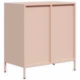  Komoda ružičasta 68x39x73,5 cm hladno valjani čelik | shoptok.hr