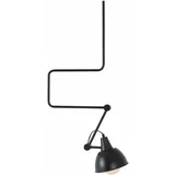 Custom Form Črna viseča svetilka s kovinskim senčnikom 90x90 cm Coben - CustomForm