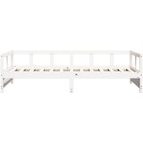  Dnevni krevet bez madraca bijeli 90 x 200 cm masivna borovina | shoptok.hr