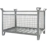 Eichinger mrežast zaboj za nalaganje, dxšxv 1500 x 800 x 750 mm, vzdolžna stena 1/3 zložljiva, pocinkana izvedba Cene