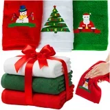 Božične brisače – set 3 kosov (30 × 40 cm) - Božič