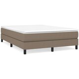  Za krevet s oprugama smeđesivi 140 x 190 cm od tkanine | shoptok.hr