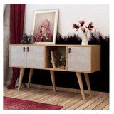 Hanah home Polica 140x80x40cm Hrast-bijela | Eponuda.ba