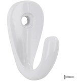 SIRO Garderobna kljuka (Do x Š x V: 35 x 18 x 27 mm, Bela) Cene