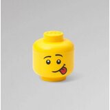 Lego Rumena škatla za shranjevanje v obliki glave Silly, 10,5 x 10,6 x 12 cm Cene