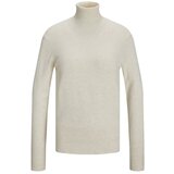 JJXX Puloverji Malha Ava L/S Roll Neck - Snow White Bela Cene