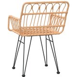  Vrtne stolice 2 kom s naslonima za ruke 56x64x80 cm PE ratan | shoptok.hr