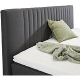 Mömax Postelja Boxspring Plura, Antracit, 180x200 | Shoptok.si