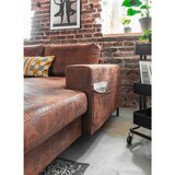 MID.YOU SEDEŽNA GARNITURA, mikrovlakna rjava | Shoptok.si