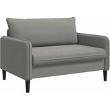  XXL fotelja Tamnosiva Baršun | shoptok.hr