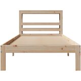  Okvir kreveta s uzglavljem 75x190 cm od borovine | shoptok.hr