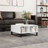 The Living Store Klubska mizica bela 60x60x30 cm inženirski les - Klubska Mizica, (21574258) | Shoptok.si