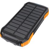 Choetech B658 powerbank s solarnim polnjenjem 2x usb 10000mAh (črno-oranžna) | Shoptok.si