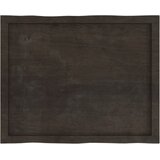 Stolna ploča tamnosmeđa 80x60x(2-4) cm obrađena hrastovina | shoptok.hr