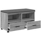  Haldna klop z blazino s predalom Siva Sonoma 80 x 38 x 46 cm, (5000155707) | Shoptok.si