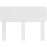  Vzglavje z vzglavjem Svetlo Belo 135 cm Konstruiran les, (5000110187) | Shoptok.si
