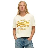 Superdry krem pamučna majica za žene SDW1011731A-8ML Cene
