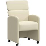  Blagovačke stolice s kotačima 2 pcs Krema 58 x 65 x 98 cm | shoptok.hr