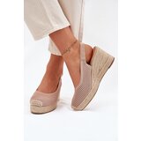 Boto Womens wedge sandals with braiding pink Tulliata | ePonuda.com