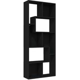 Ormarić za knjige crni 67 x 24 x 161 cm od konstruiranog drva | Eponuda.com