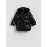 Reserved Prošivena metalik jakna - crno | shoptok.hr