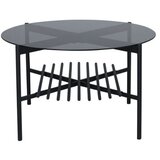 Venture Home Von Staf klub stolić ⌀80 cm, crni | shoptok.hr