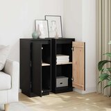  Komode 2 kom crne 31,5 x 34 x 75 cm od masivne borovine | Eponuda.com