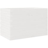  Vrtna sadilica bijela 70x40x45,5 cm od masivne borovine | shoptok.hr