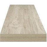  Plutajuća zidna polica boja hrasta 120 x 23,5 x 3,8 cm MDF | shoptok.hr