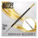 Green Stuff World siberian kolinsky brush size 00 - gold serie cene