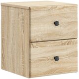  Noćni ormarić za montažu na zid Hrast sonoma 34,5 x 33 x 40 cm | shoptok.hr