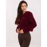 RUE PARIS Jacket-IT-KR-FL9586.64-burgundy | Shoptok.si