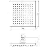 Sapho Medeninasta tuš glava v zlati barvi – | Shoptok.si