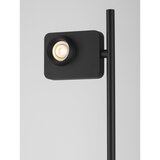 Nova Luce Crna LED stojeća svjetiljka aluminijska sa savitljivom konstrukcijom/s mogućnosti zatamnjivanja (visina 131 cm) Kedros – | shoptok.hr