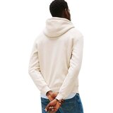 Tommy Hilfiger Logo Embroidery Hoodie Heathered Oatmilk Bež | shoptok.hr