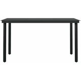  5-dijelni vrtni blagovaonski set crni | shoptok.hr