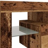 TV ormarić LED boja drva 140 x 36 5 x 40 cm konstruirano drvo | shoptok.hr