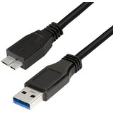 Logilink USB kabel USB 3.2 gen. 1 (USB 3.0) USB-A vtič\, USB-mikro-B 3.0 vtič 0.60 m črna, (20416536) | Shoptok.si