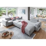 Miuform Svijetlo siva sklopiva/s prostorom za odlaganje kutna garnitura (s lijevim kutom/u obliku slova "U") Classy Sophie – | shoptok.hr